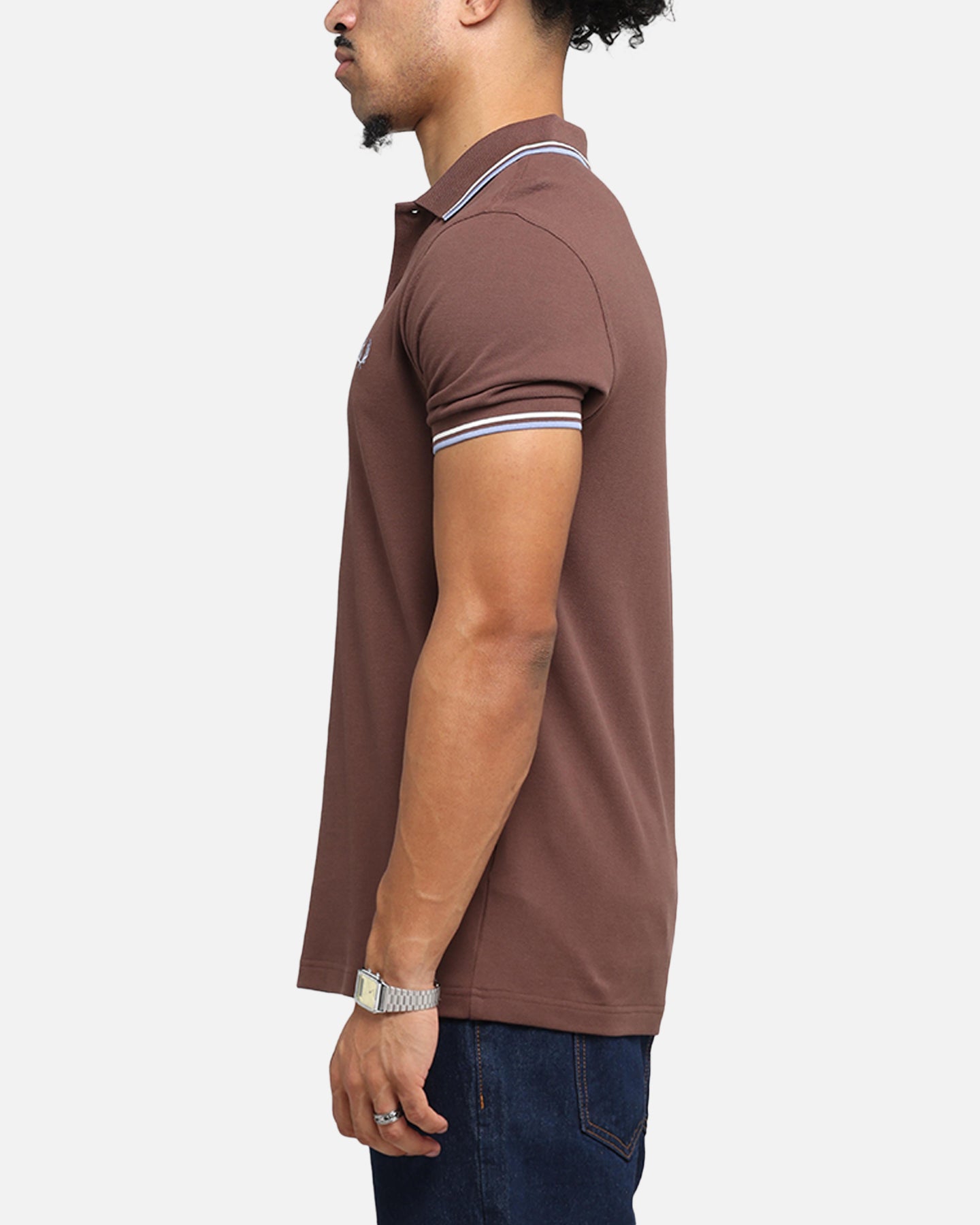 Fred Perry Twin Tipped Polo Shirt Brick、mySite、zt4zffjzw