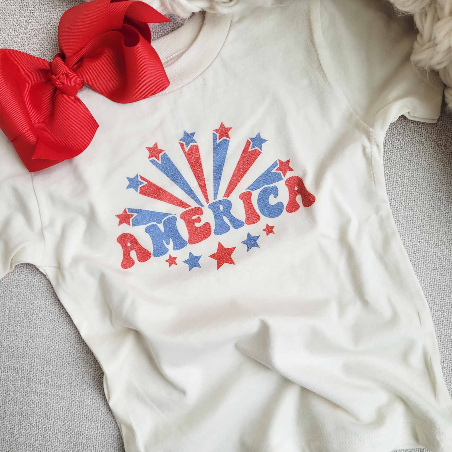  America Kids Graphic Tee | Natural、mySite、layawaytickets