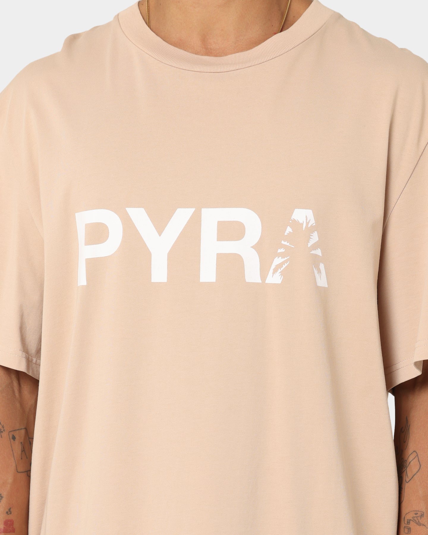 PYRA Palm Dreams T-Shirt Natural、mySite、zt4zffjzw