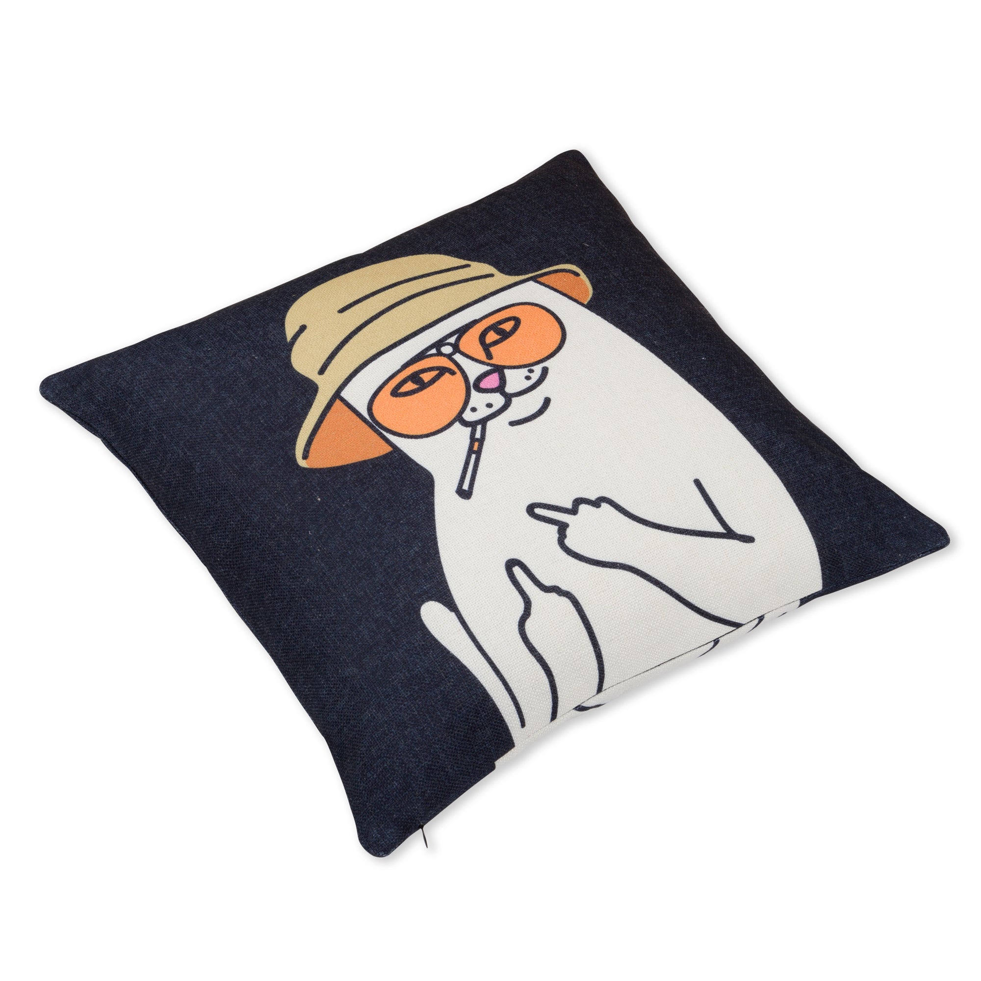 Nermal S Thompson Jacquard Pillow (Black)、mySite、merchandisen