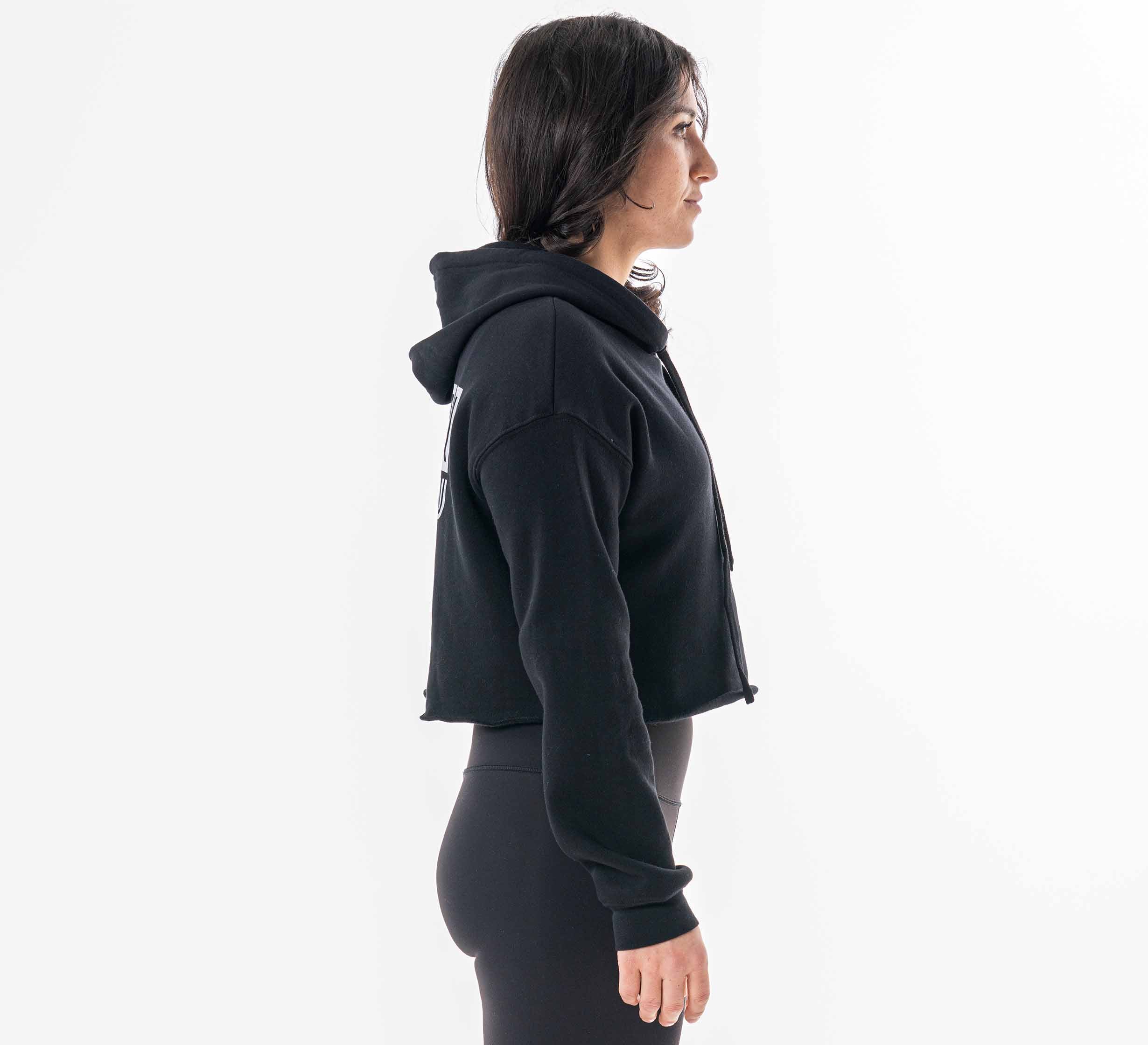 Womens Jiu Jitsu Rally Crop Hoodie Black、mySite、gigharbornorthrealestate