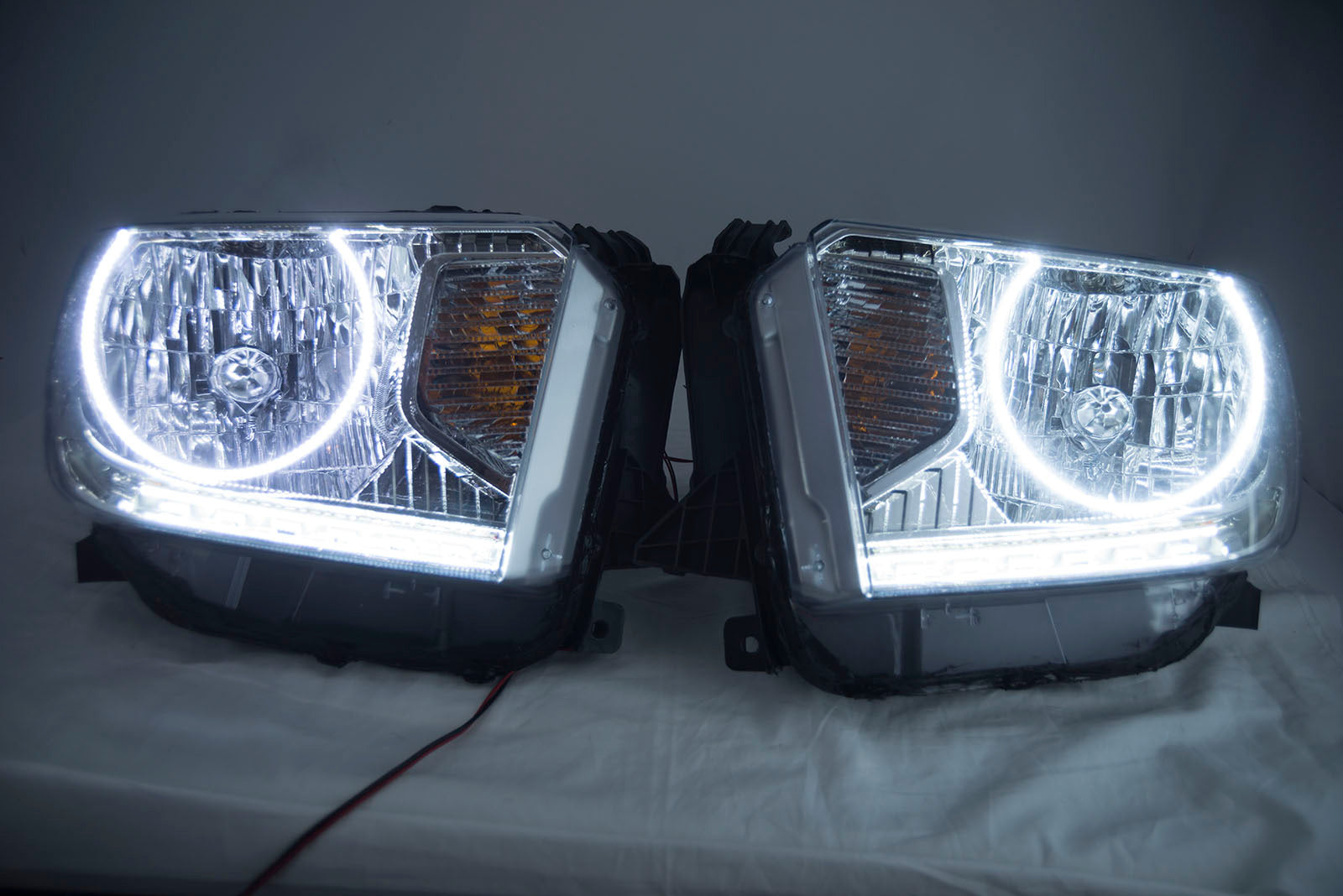 2014-17 Toyota Tundra Headlights - ORACLE White LED Halos + LED Strip Pre-Installed、mySite、nflplayoffbracketp