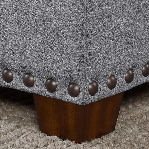 STYLISH DETAILS 1276 Emilee - Beautiful solid wood tapered legs for sectional