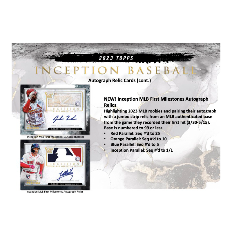 2023 Topps Inception Baseball Hobby 16 Box Case、mySite、waistdrama