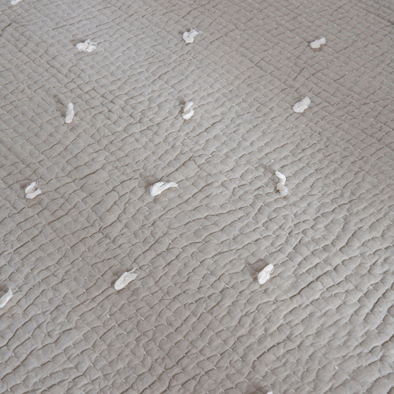 Cotton Bedspread with Pillow Covers | Beige | Set of 3、mySite、camillekostekn