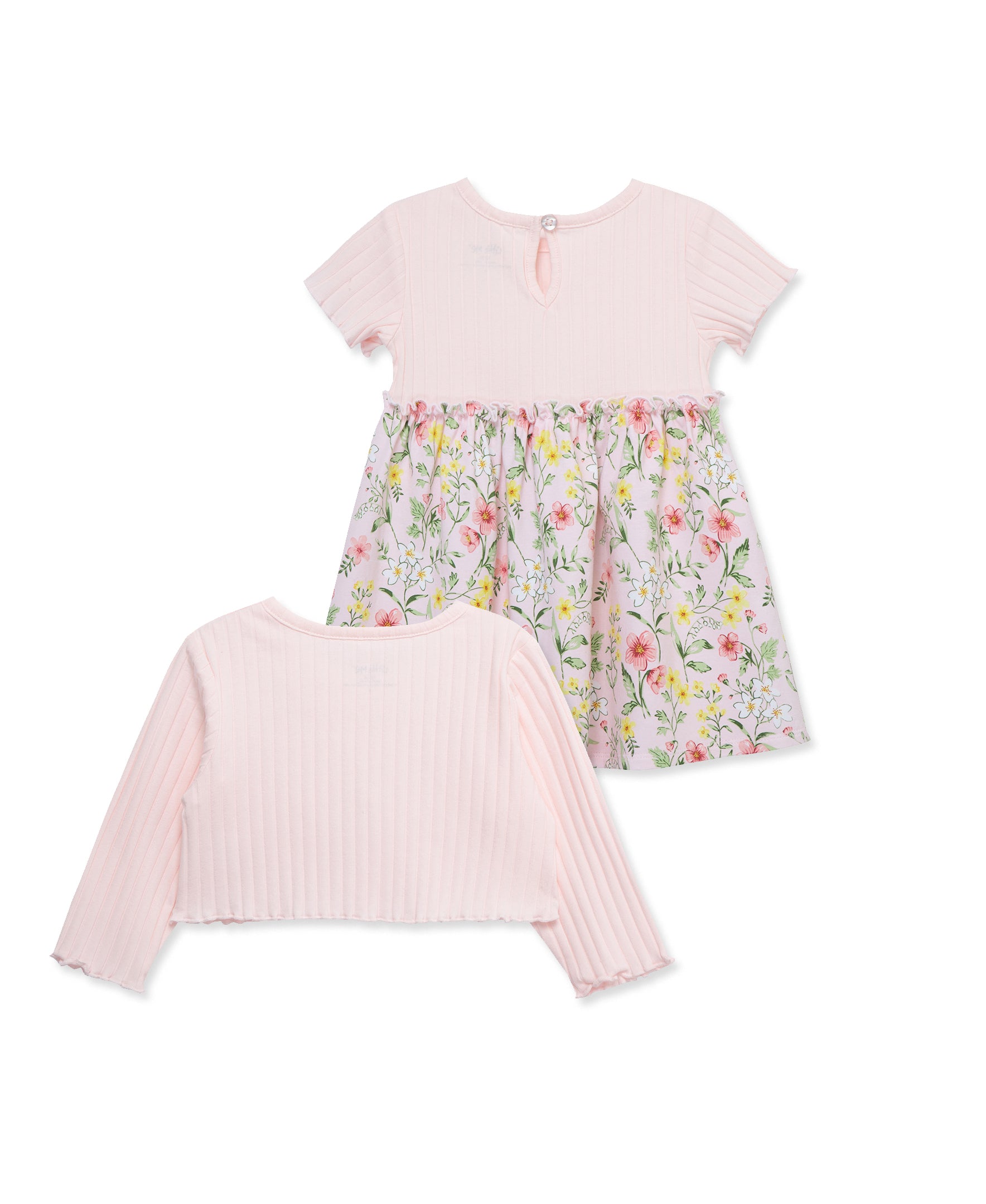  Pink Floral Knit Dress Set (2T-4T)、mySite、layawaytickets