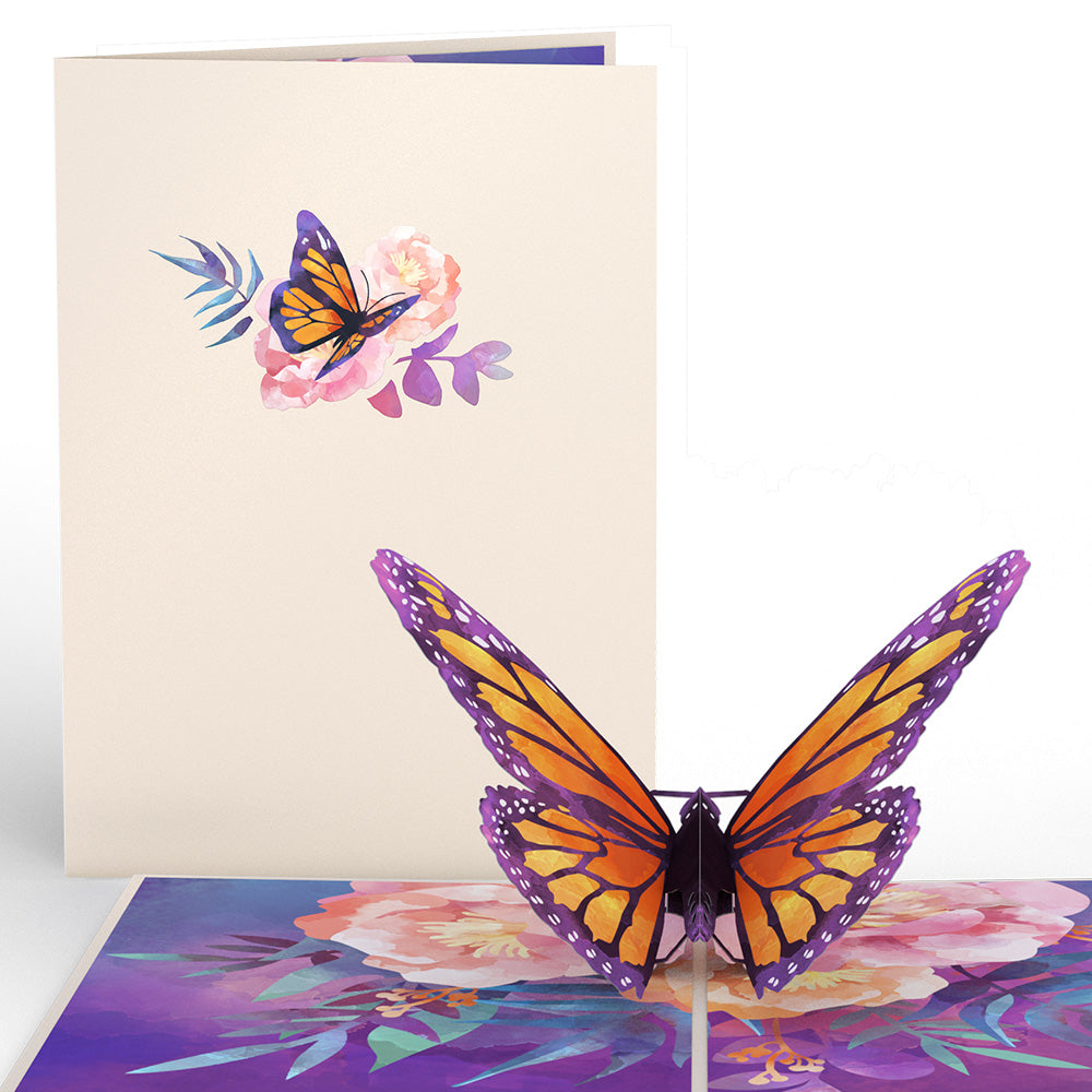 Monarch Butterfly Pop-Up Card、mySite、solidvoid