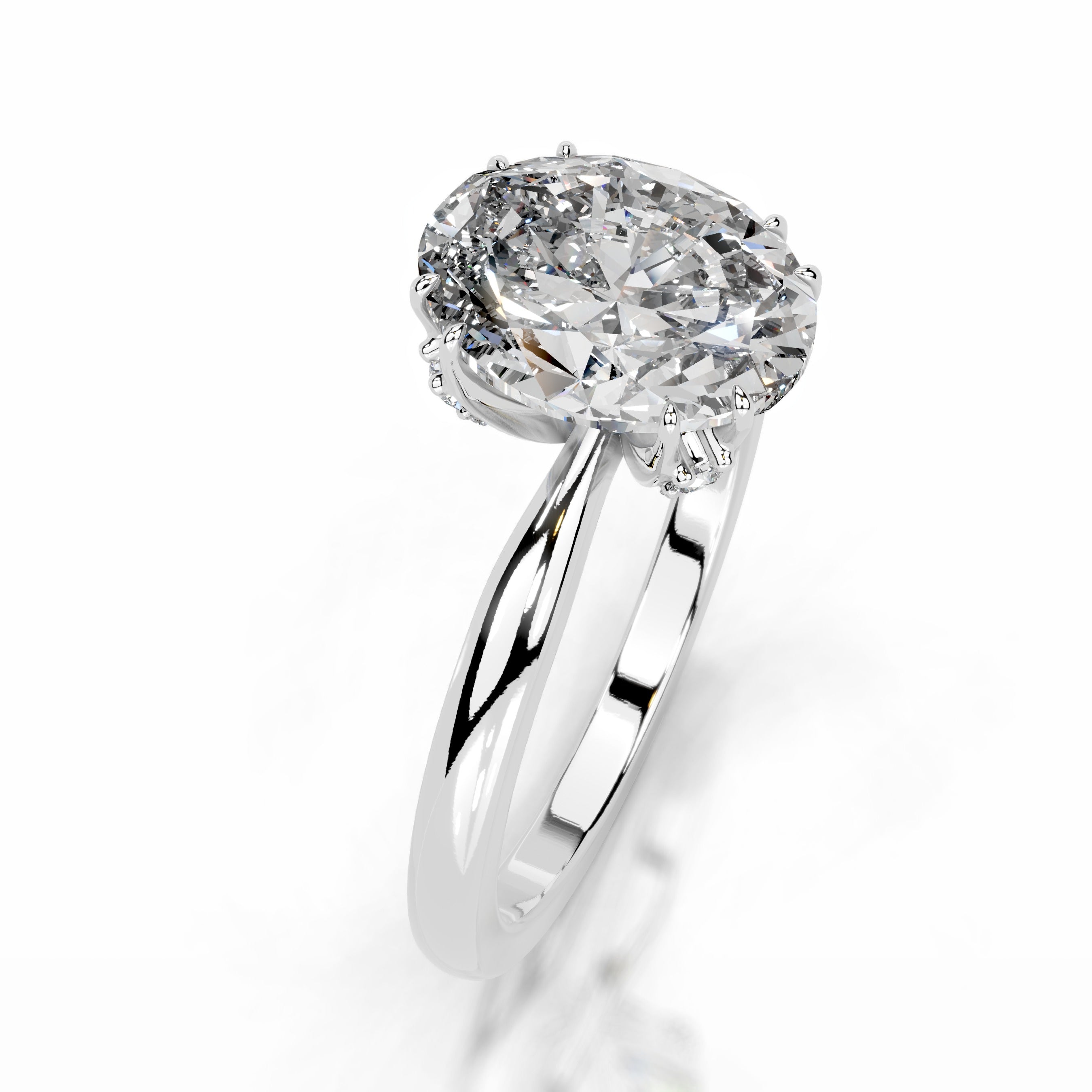 Ballina Diamond Engagement Ring - 18K White Gold、mySite、hinf8tx79