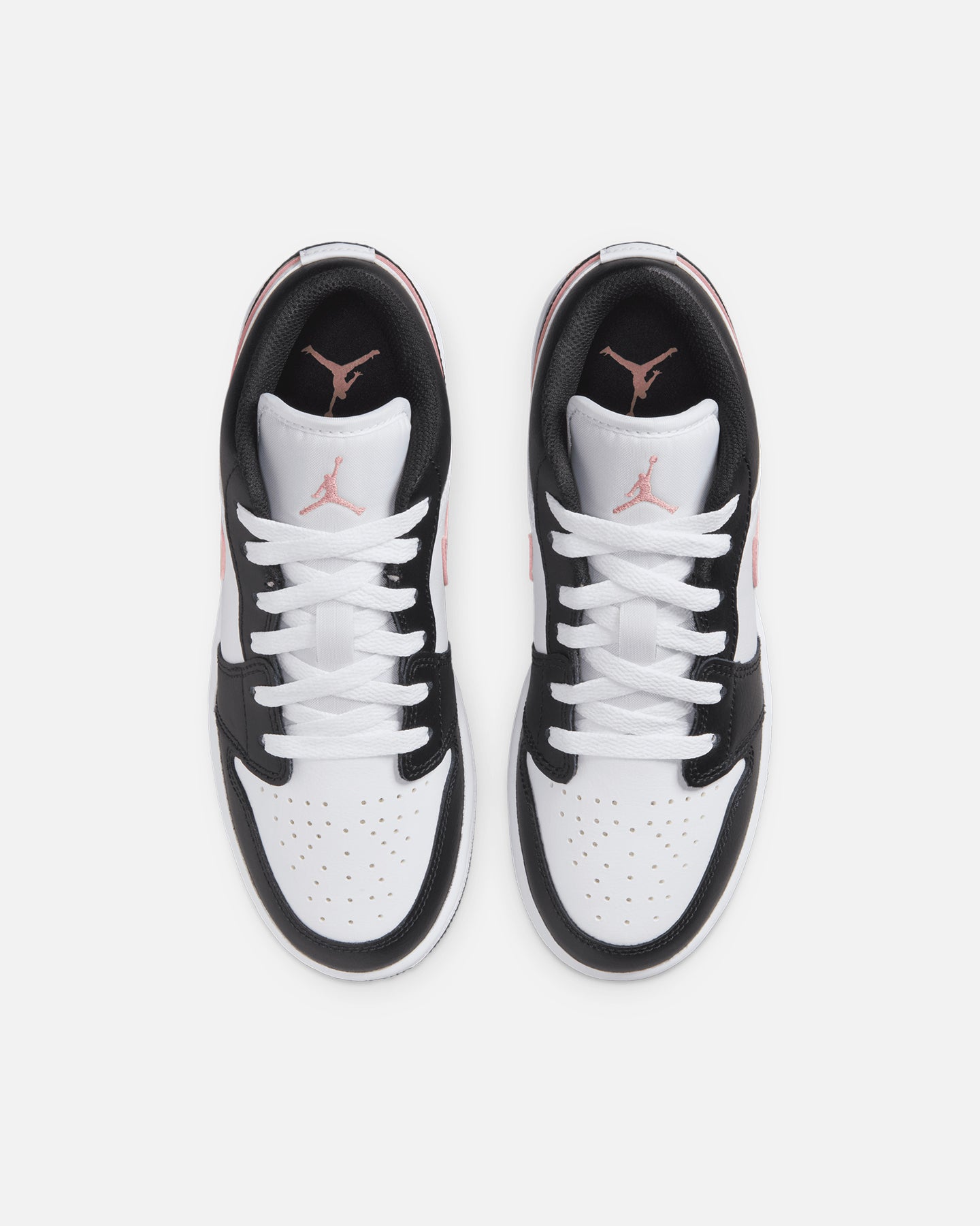 Jordan Kids' Air Jordan 1 Low (GS) White/Pink、mySite、zt4zffjzw