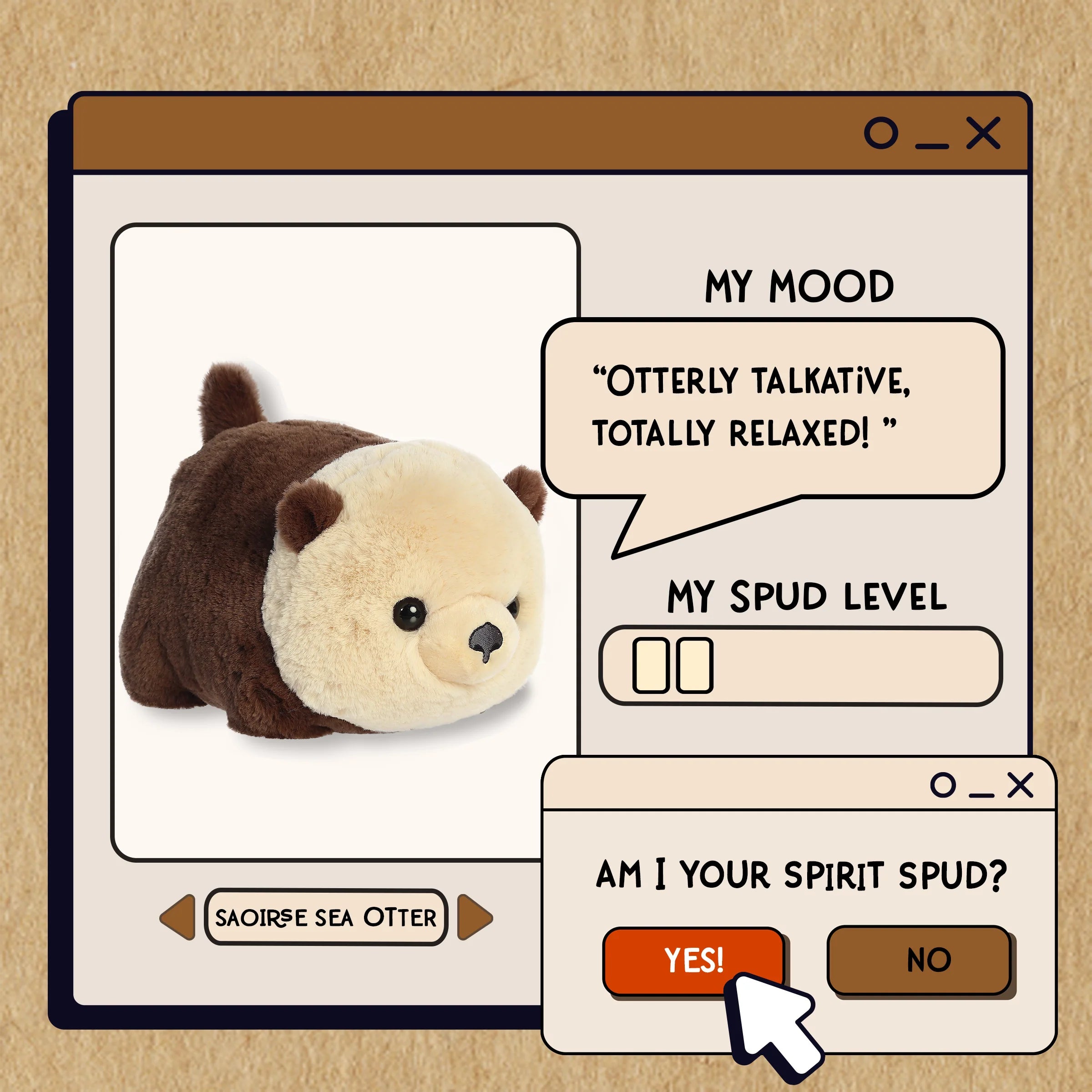 Aurora® - Spudsters™ - 10 Saoirse Sea Otter™、mySite、g9winljtr