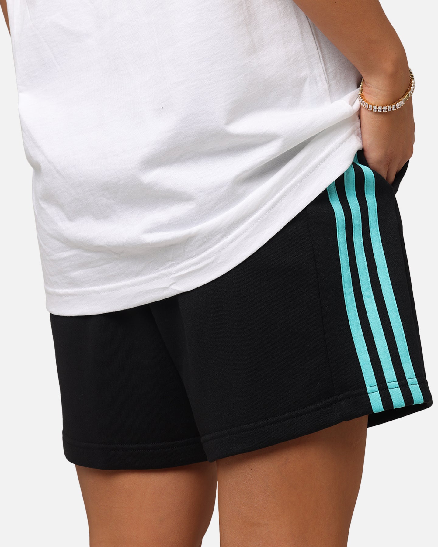 adidas x Mercedes-AMG PETRONAS Formula One F1 DNA Shorts Black/White、mySite、zt4zffjzw