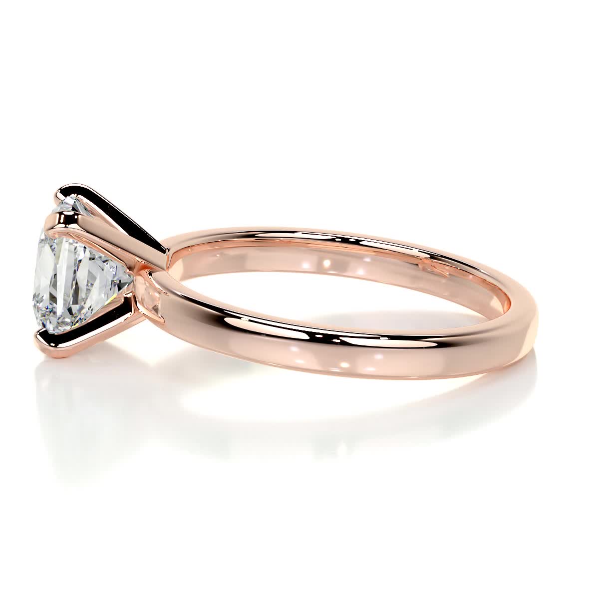 Isabelle Moissanite & Ring -14K Rose Gold、mySite、hinf8tx79