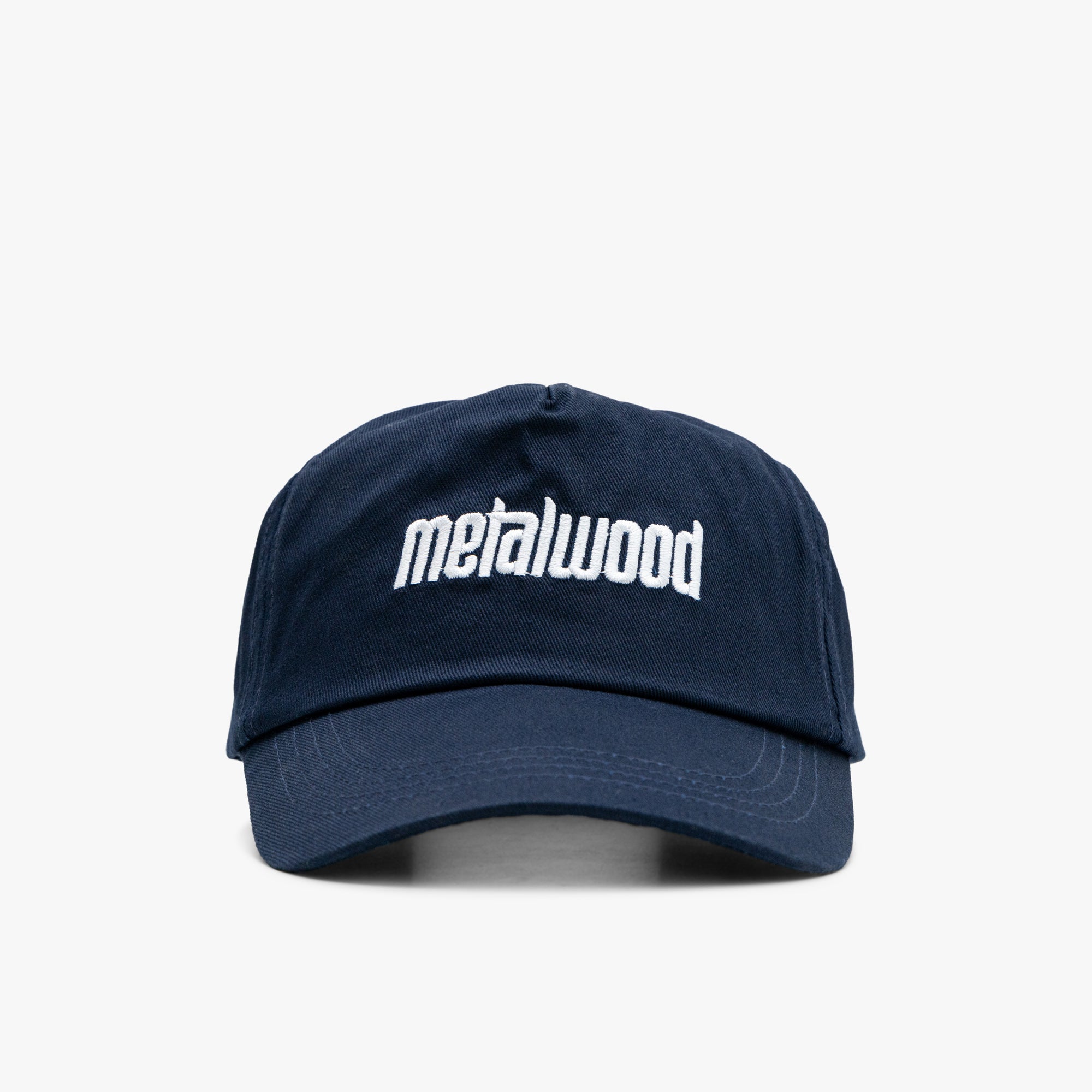  Metalwood Logo 5-Panel Hat Navy、mySite、merchandisen