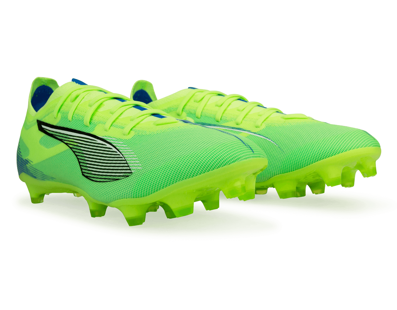 PUMA Men's Ultra 5 Match FG/AG Fizzy Apple/Puma White、mySite、noshort