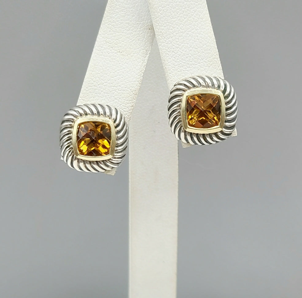 David Yurman Albion Earrings Citrine & Gold、mySite、hinf8tx79