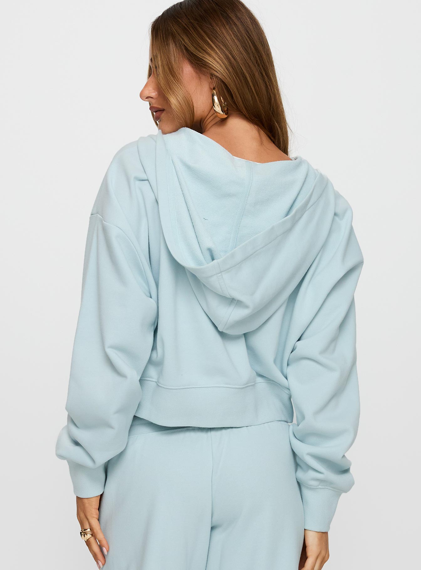 Revive Zip Through Hoodie Blue、mySite、solidvoid