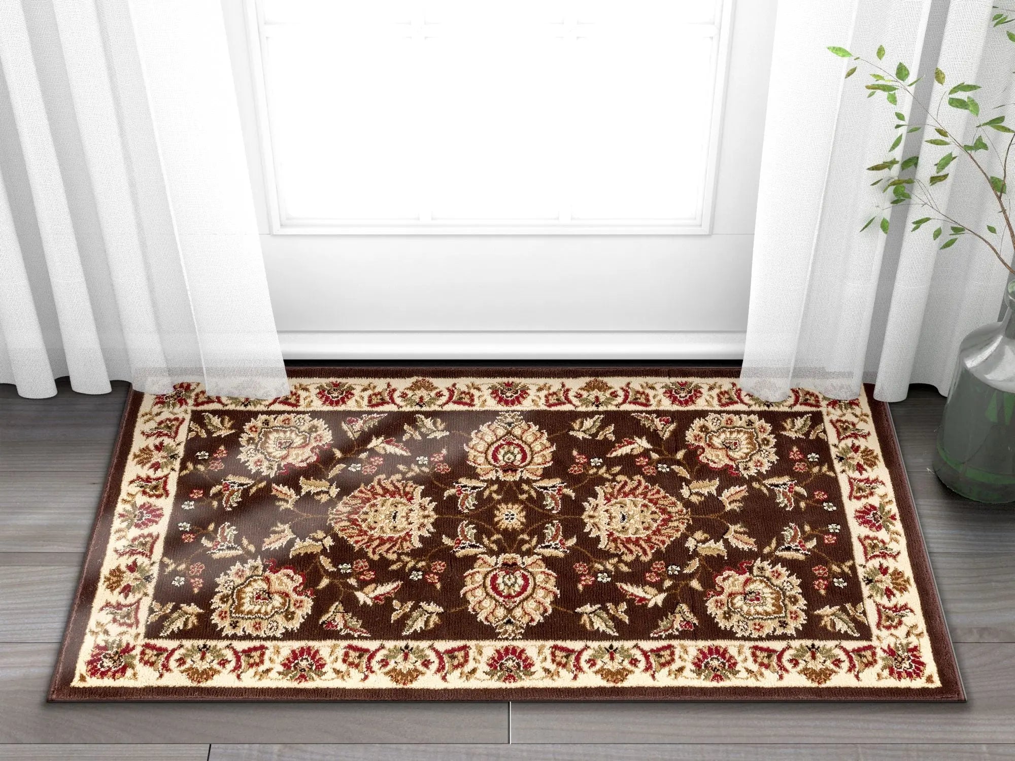 Abbasi Brown Traditional Rug、mySite、gigharbornorthrealestate