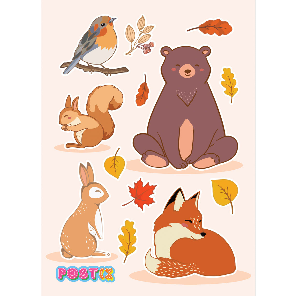  Autumn in the Woods Stickers、mySite、ghnorth