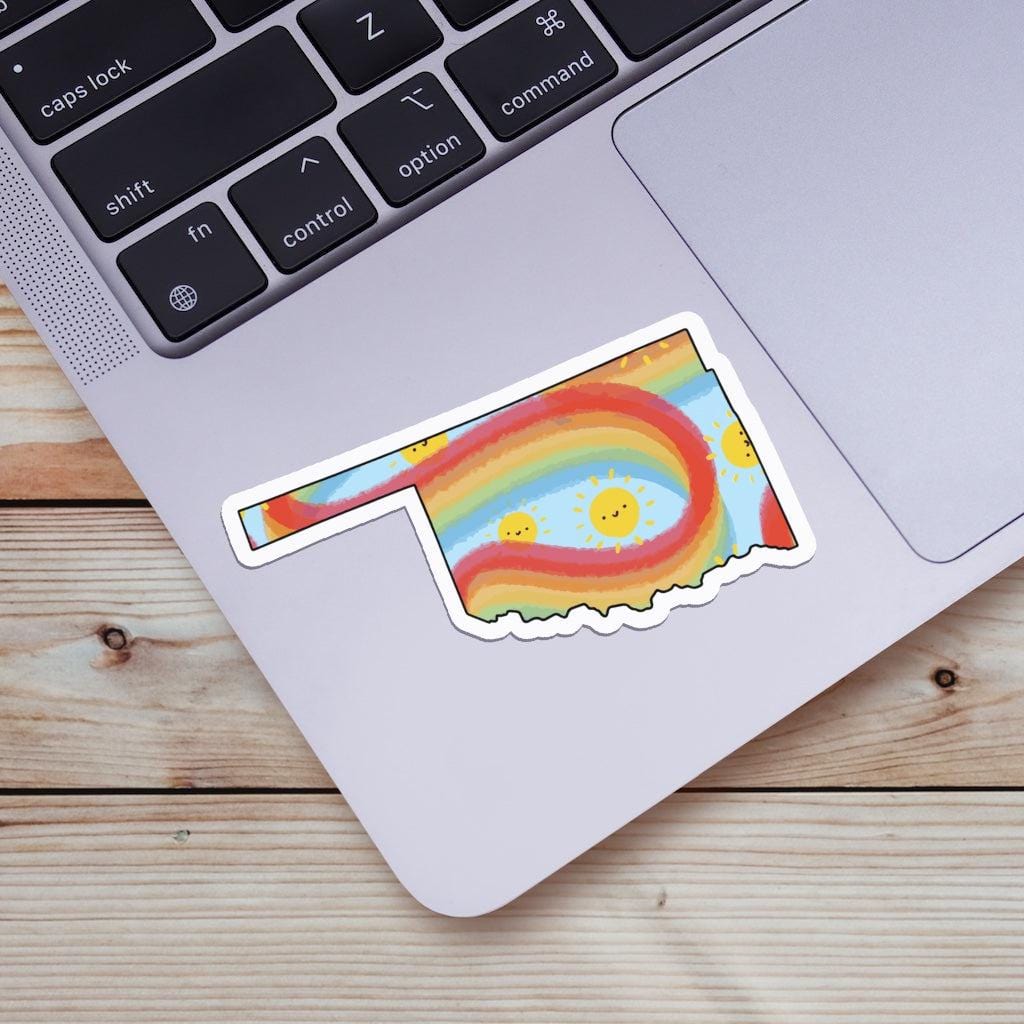  Oklahoma Rainbow Fun Sticker、mySite、elrpsem3k