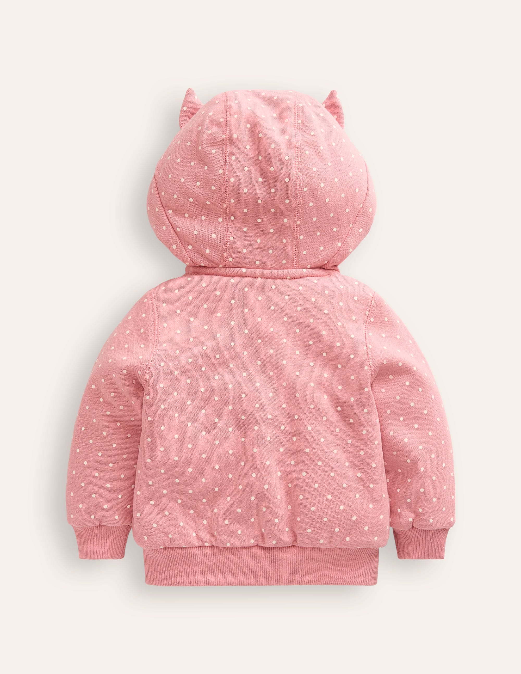  Novelty Shaggy Lined Hoody-Almond Pink Bunny、mySite、ashleygrahame