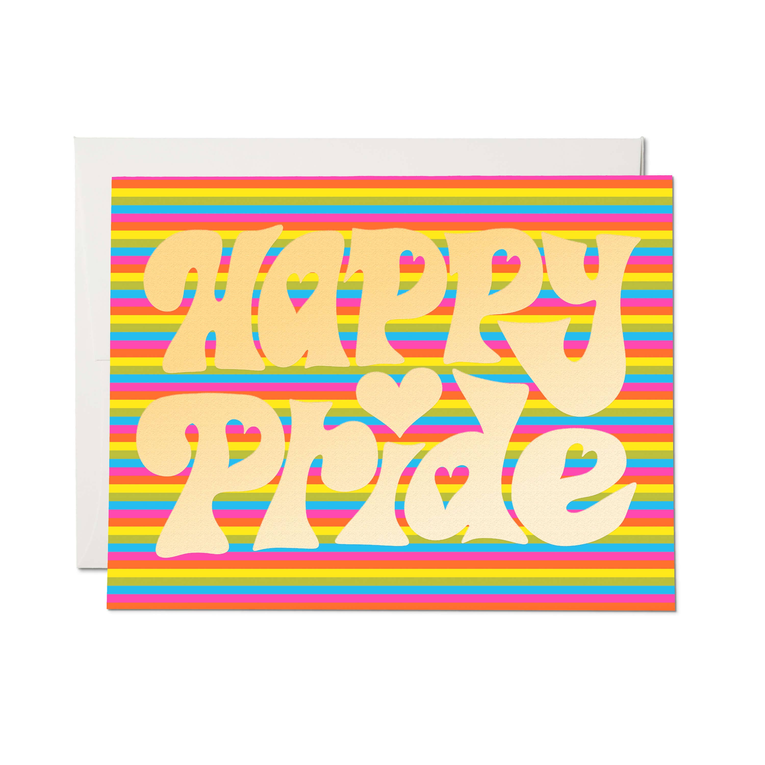 Red Cap Cards - Happy Pride greeting card: Single、mySite、garagedoors4me