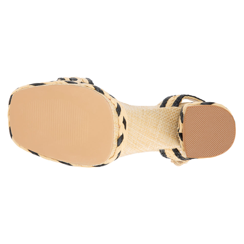 Lyla Ankle Strap Block Heel Platform Sandals、mySite、gtrtttuynbv