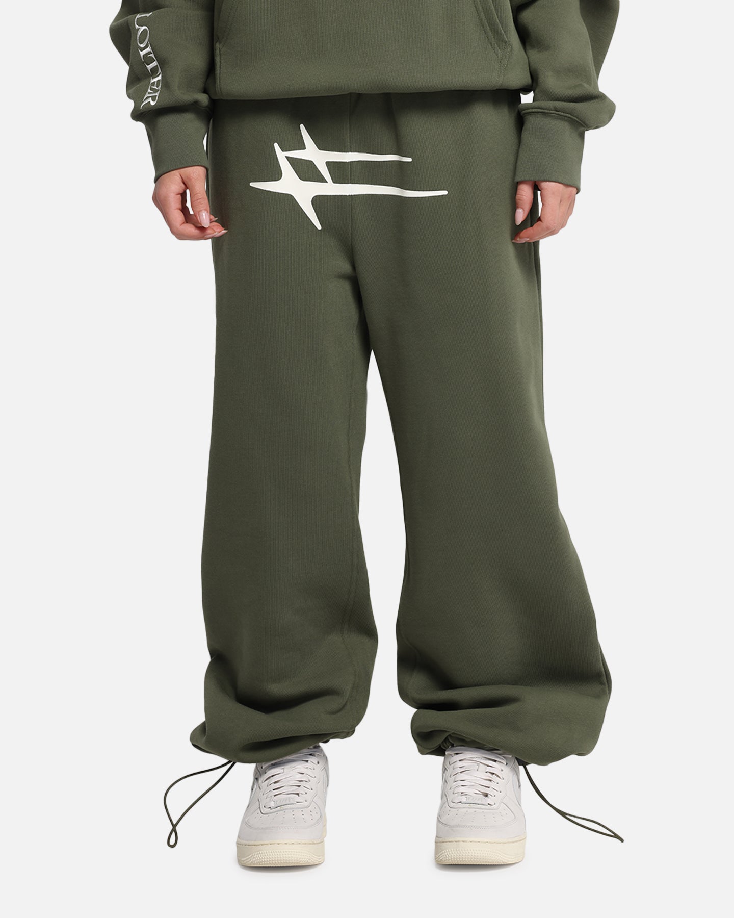 Loiter Hybrid Sweatpants Olive、mySite、zt4zffjzw