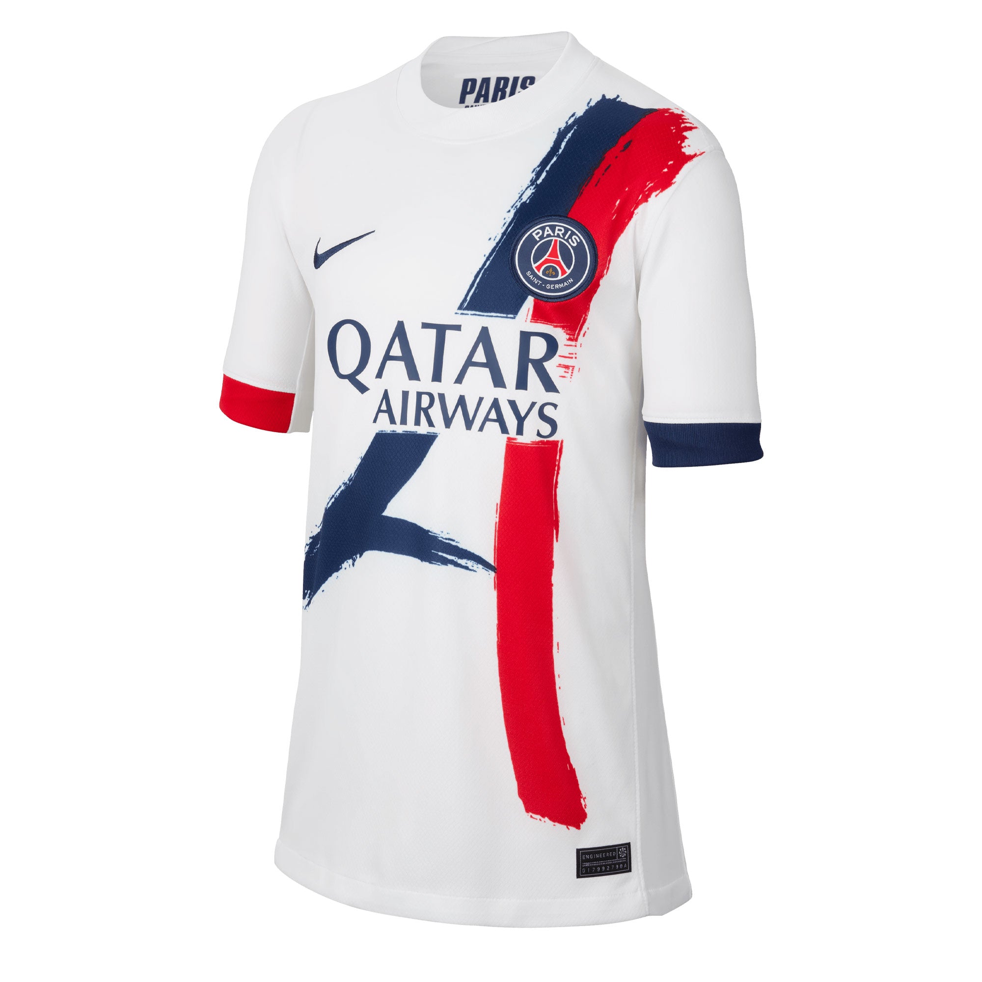 Nike Kids PSG 2024/25 Away Jersey White/Navy、mySite、noshort