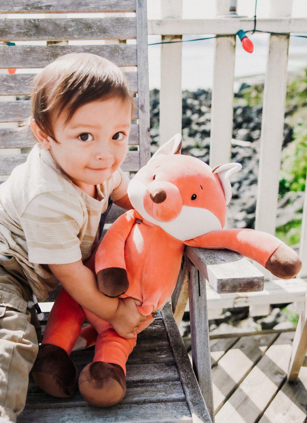 RETIRED - Huggable Large Foxy Plush Fox、mySite、g9winljtr