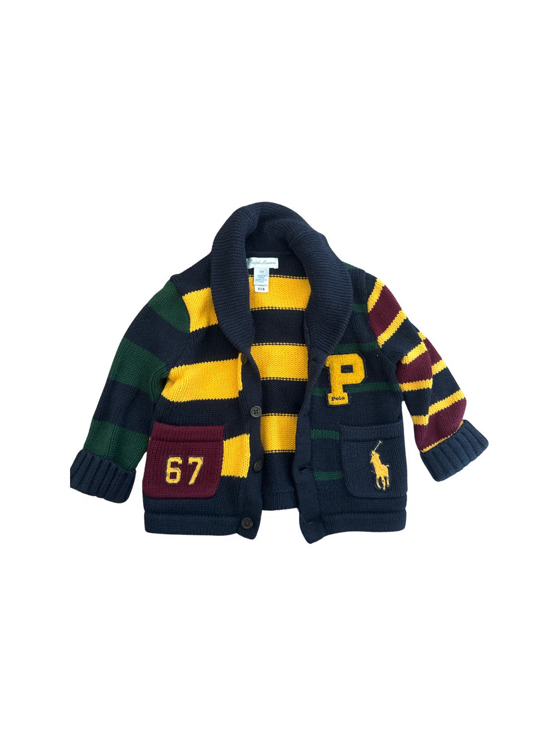 Ralph Lauren Cardigan 6-12M、mySite、g9winljtr