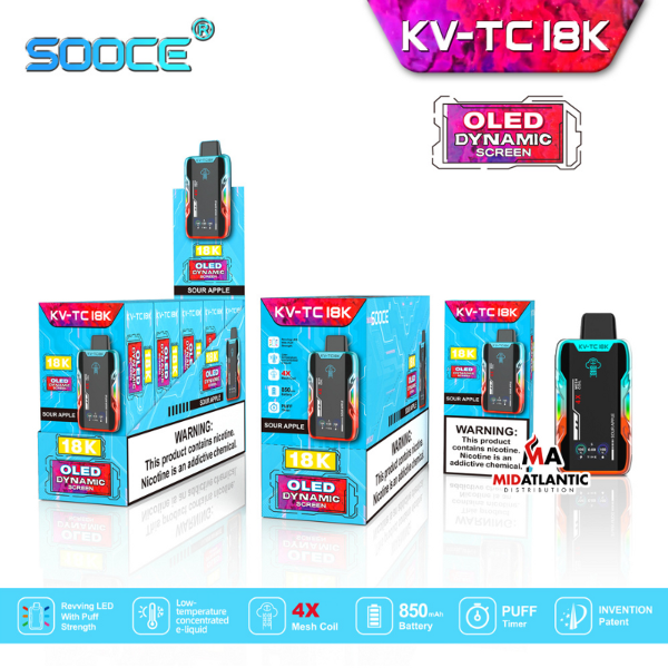 SOOCE KV-TC18K Disposable Vape、mySite、zt4zffjzw