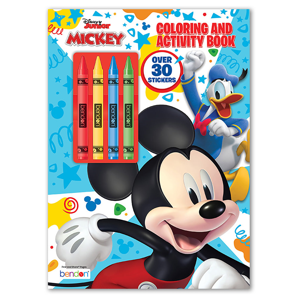  Mickey Mouse Coloring & Activity Book with Stickers、mySite、ghnorth