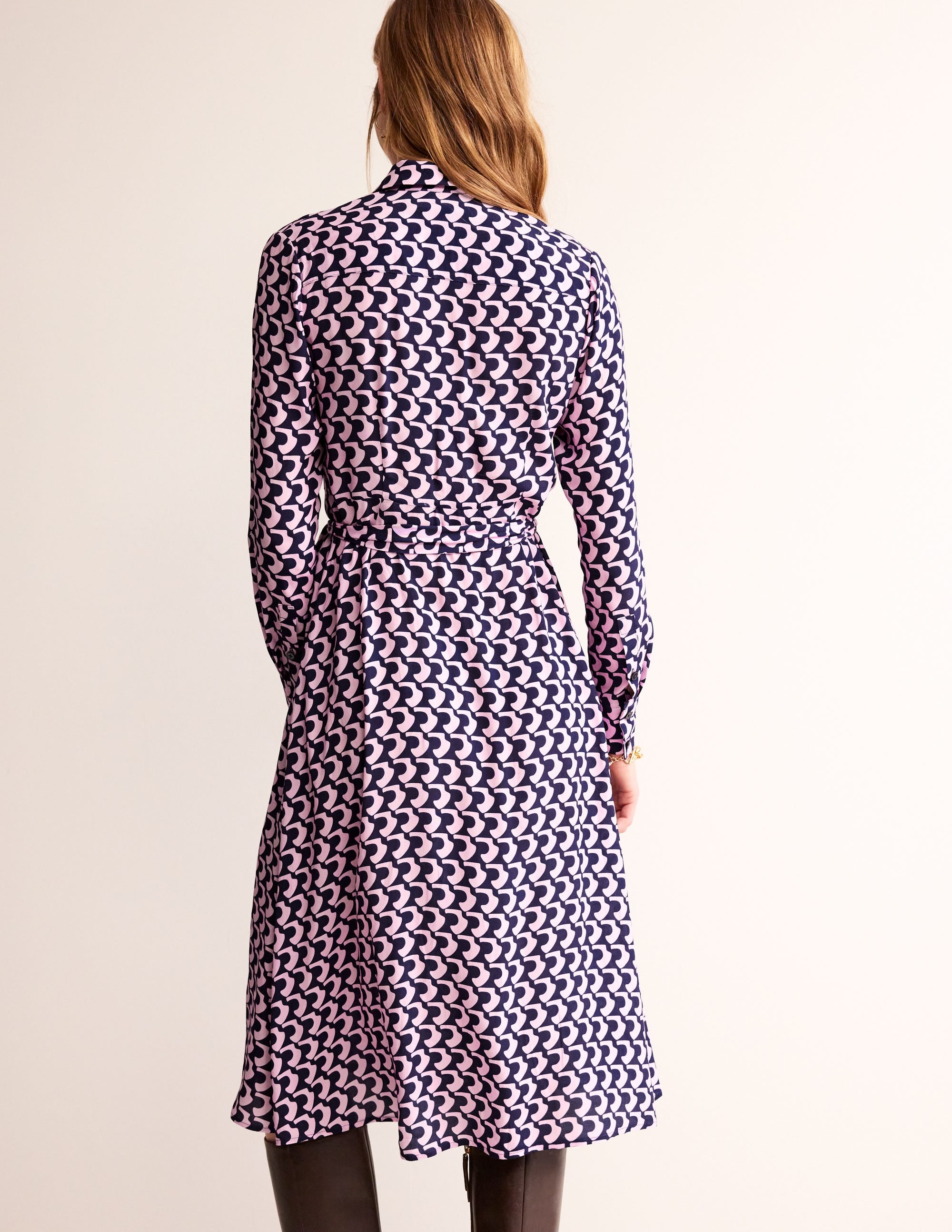  Kate Midi Shirt Dress-Orchid Pink, Arch Geo、mySite、ashleygrahame