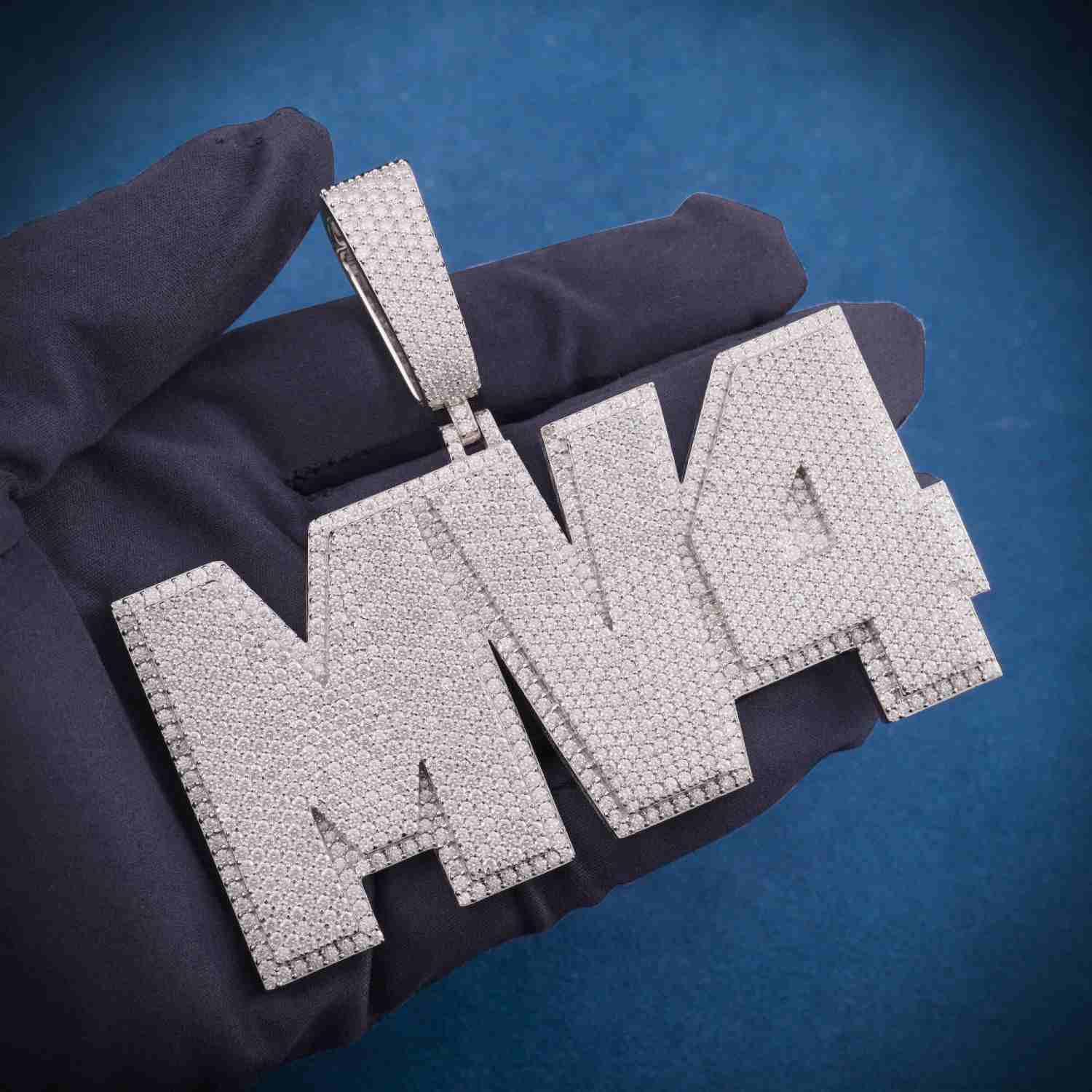 MV4 Custom Moissanite Pendant 14k Gold、mySite、hinf8tx79