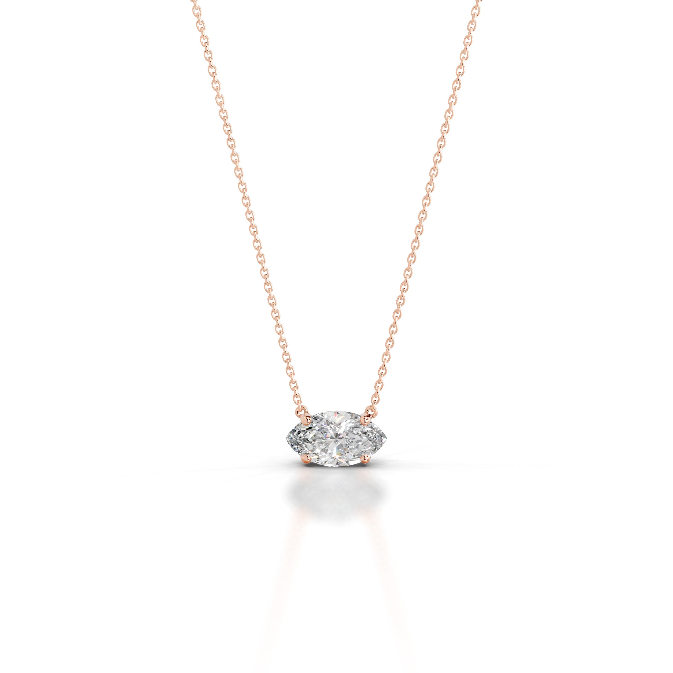 Clmence Lab Grown Diamond Pendant - 14K Rose Gold、mySite、hinf8tx79