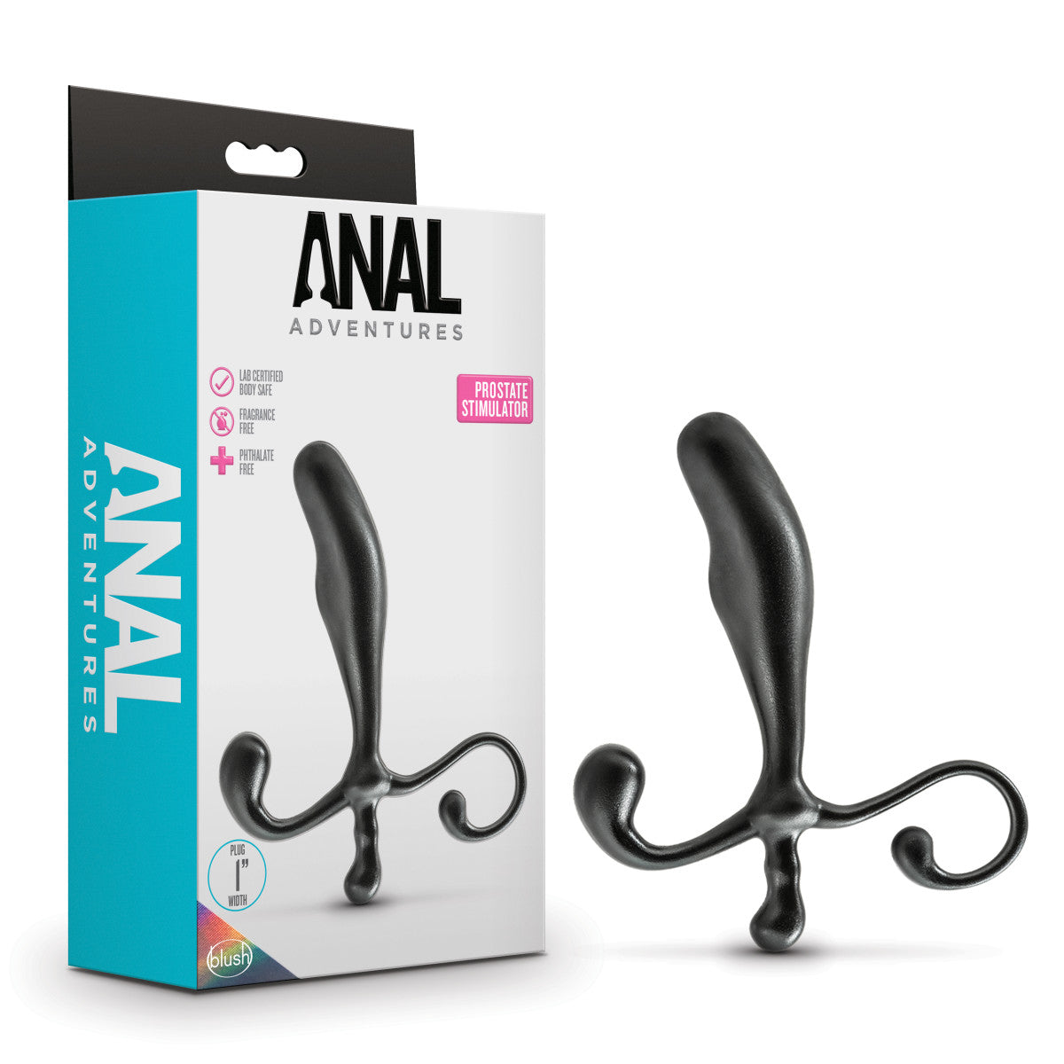 Anal Adventures By Blush® | Prostate Stimulator Black 5-Inch Anal Plug、mySite、bottomscart