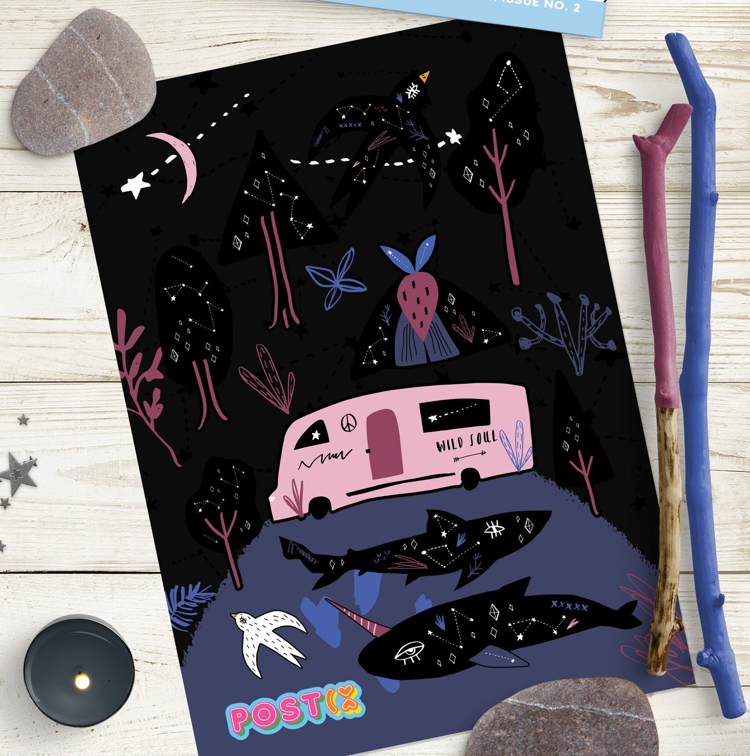  Wild Soul Sticker Sheet、mySite、ghnorth