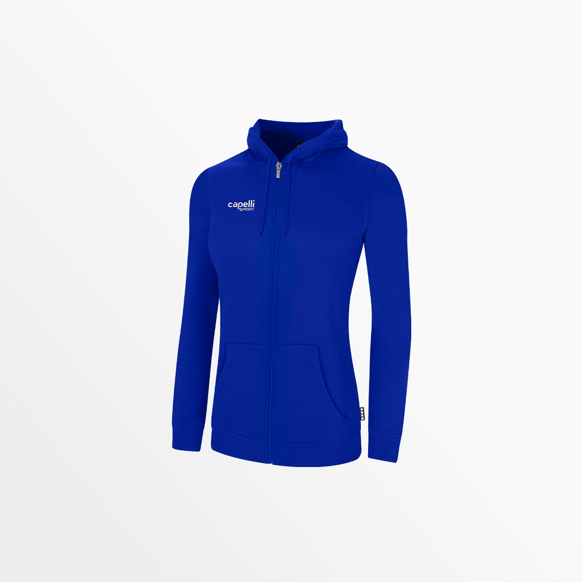 WOMEN'S BASIC FLEECE ZIP UP HOODIE