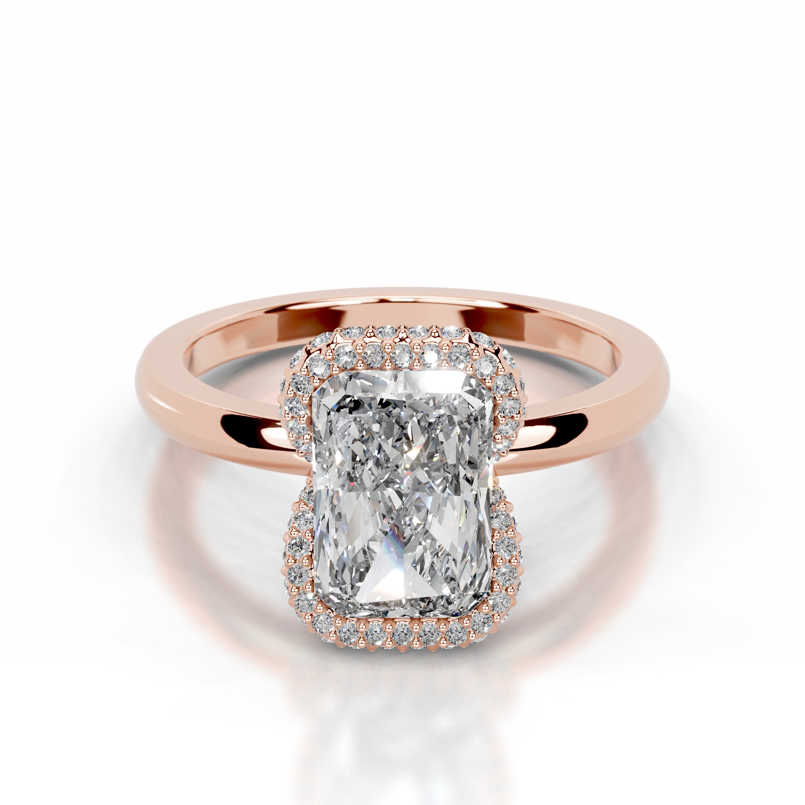 Bowie Lab Grown Diamond Ring - 14K Rose Gold、mySite、hinf8tx79