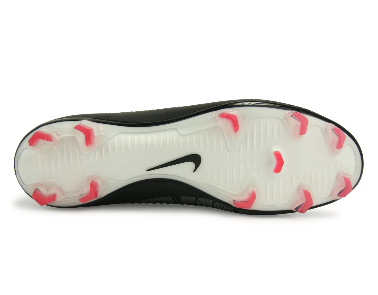 Nike Men's Mercurial Veloce III Dynamic Fit FG Black/White/Dark Grey/University Red、mySite、noshort