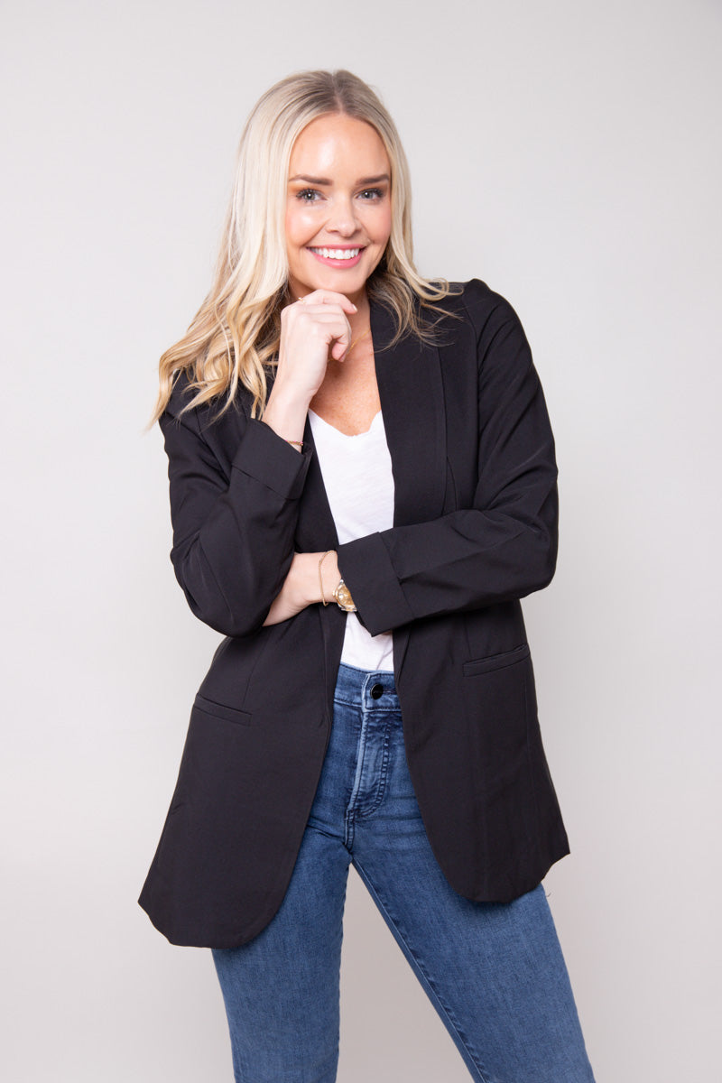 Classic Edge Blazer- Black、mySite、hinf8tx79