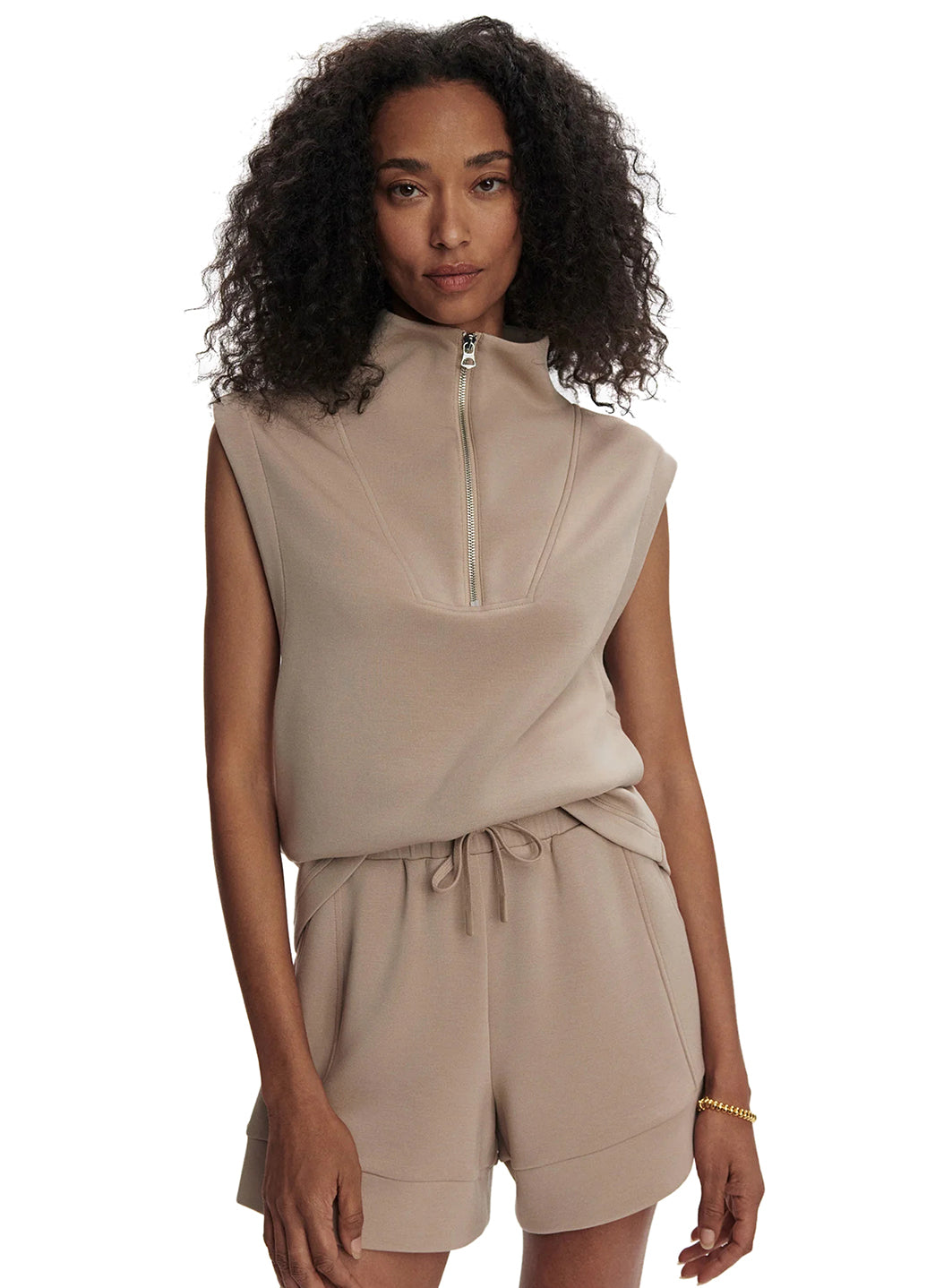 Varley Magnolia Half Zip 2.0 Tank、mySite、noshort