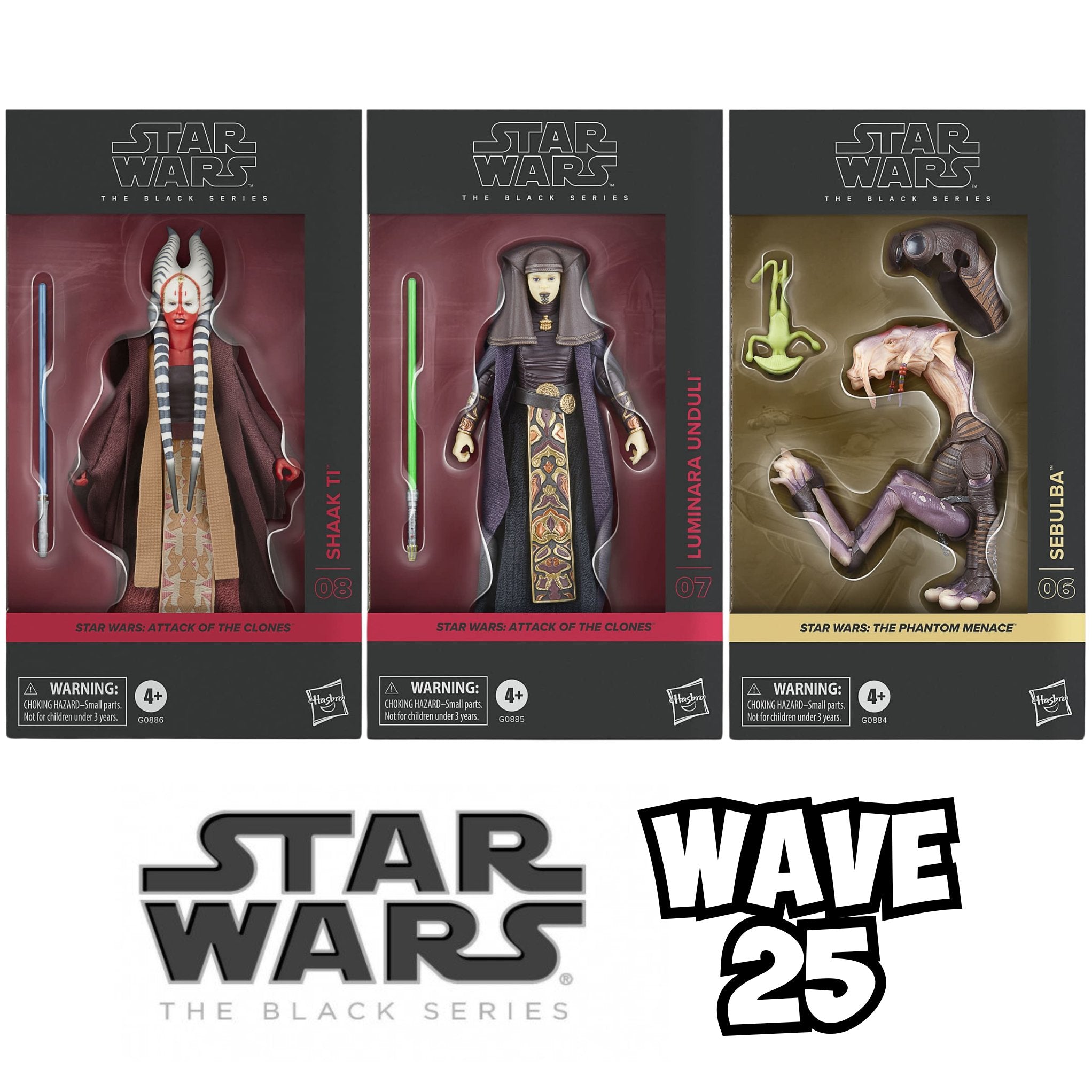 Star Wars Black Series Wave 25 SET OF 3、mySite、hgirdovlk