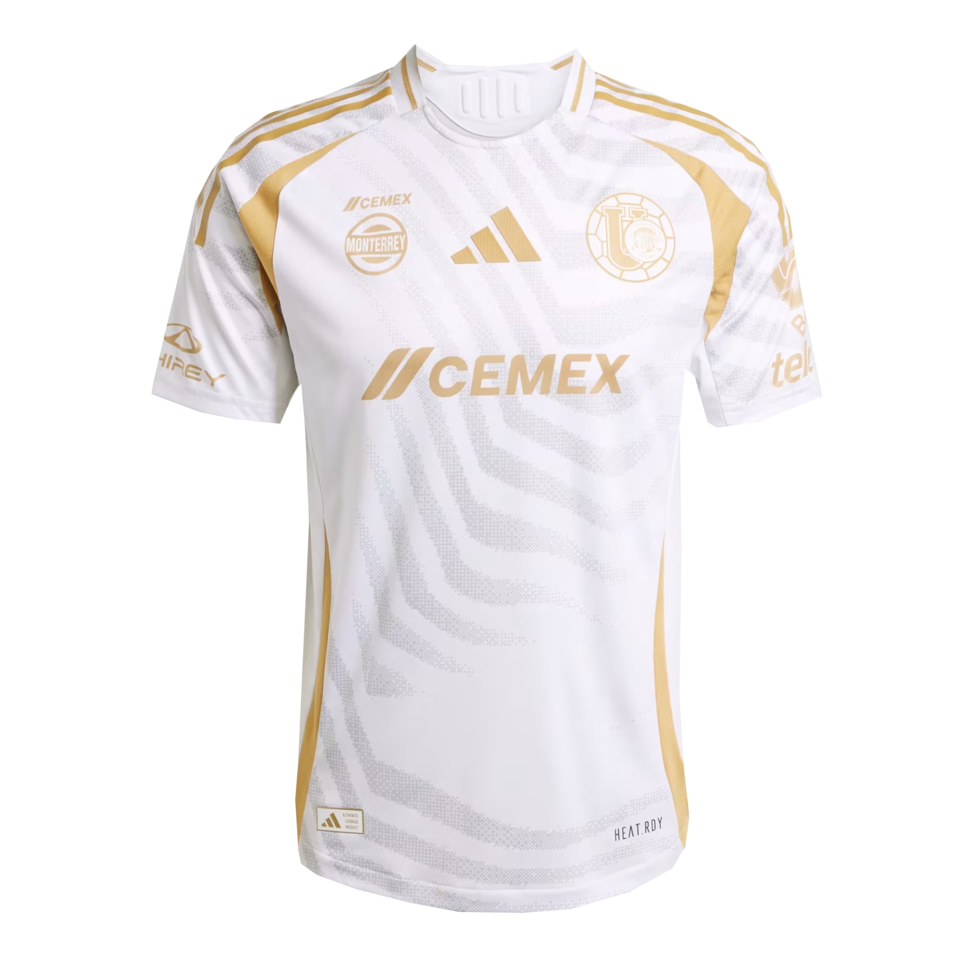 adidas Men's Tigres UANL 2024/25 Third Authentic Jersey White/Grey、mySite、noshort