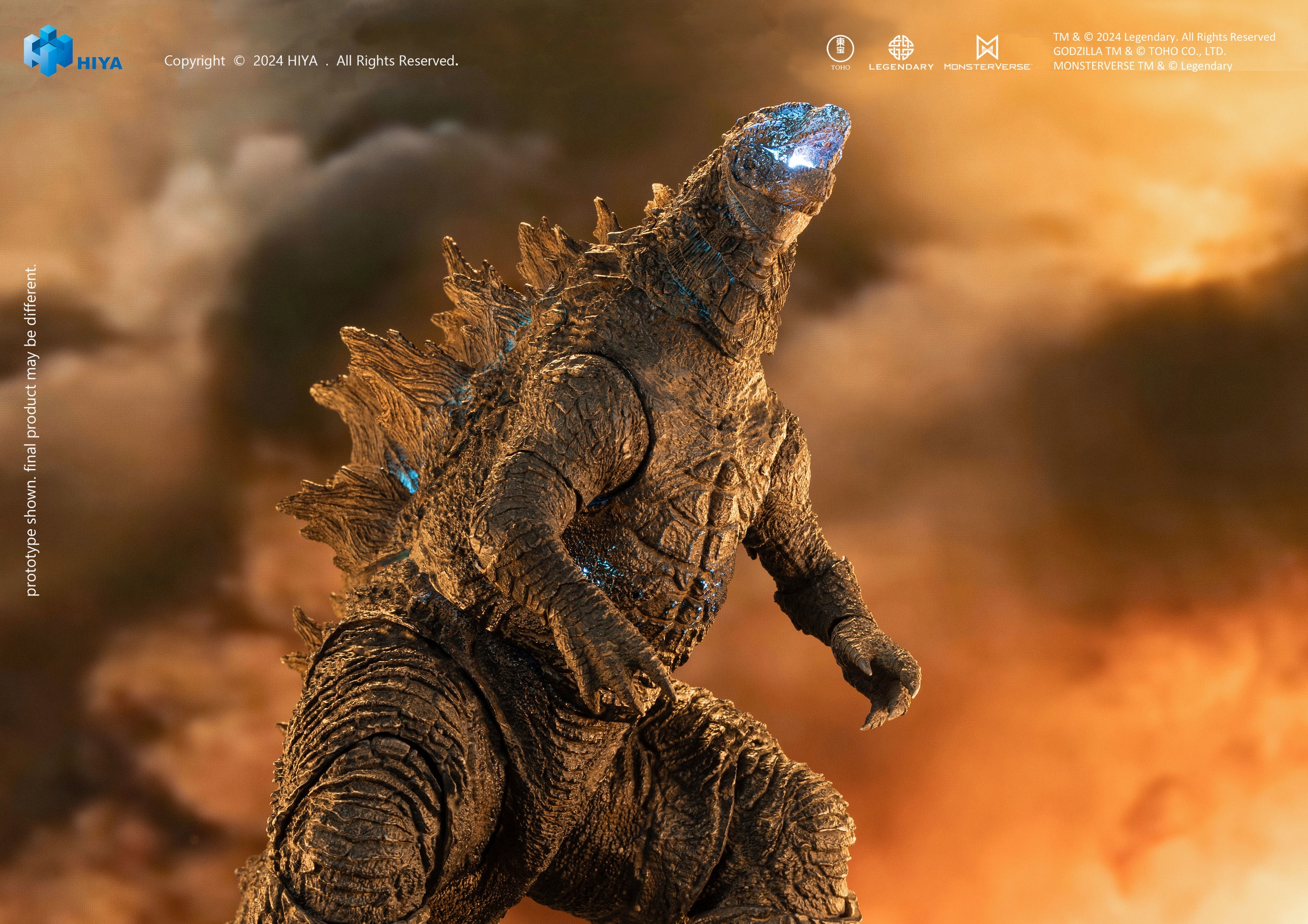 Hiya Toys Exquisite Basic+ Godzilla vs. Kong Heat Ray Godzilla (PX Previews Exclusive)、mySite、hgirdovlk