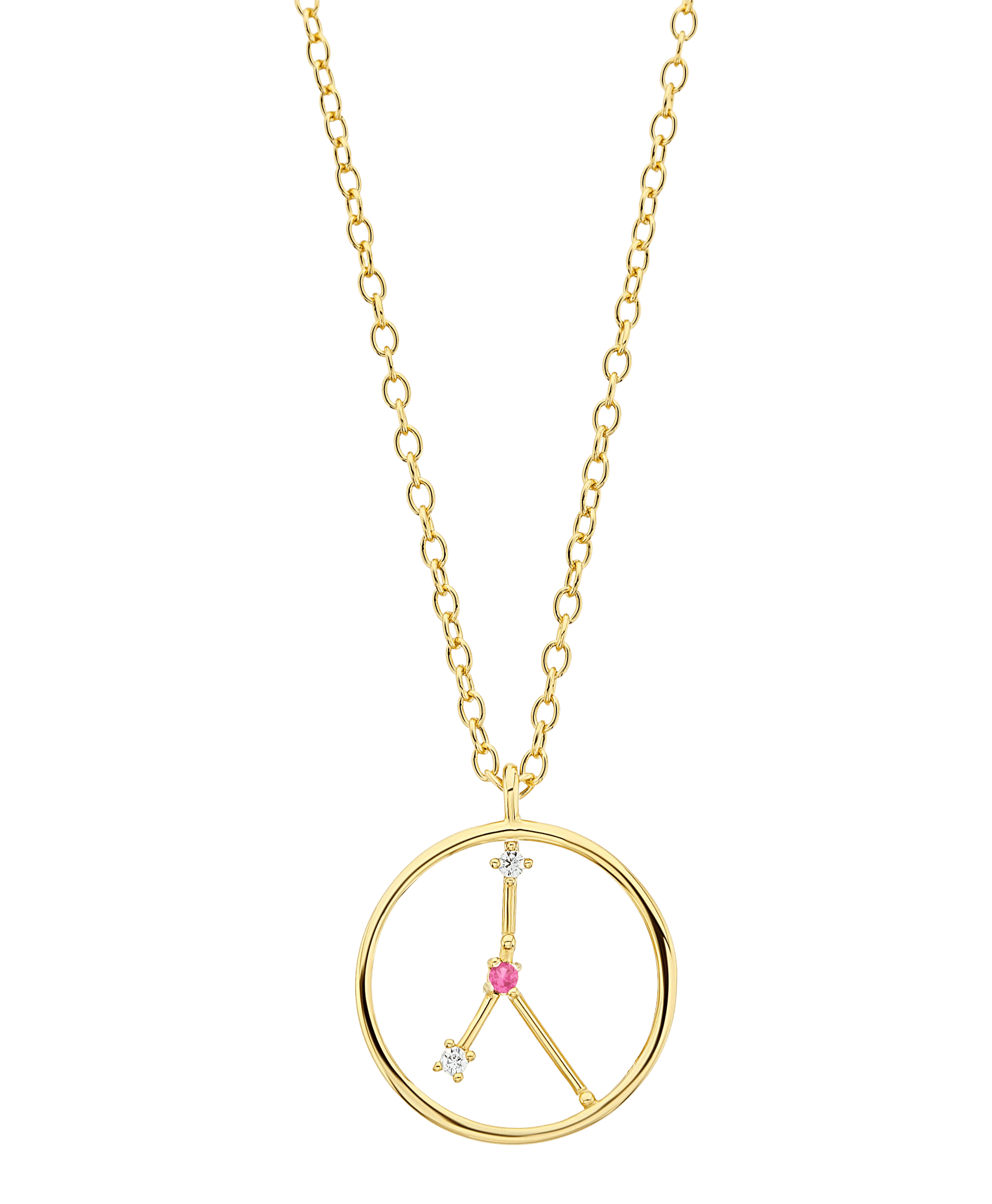  Zodiac Necklace Cancer 18ct Gold Plated