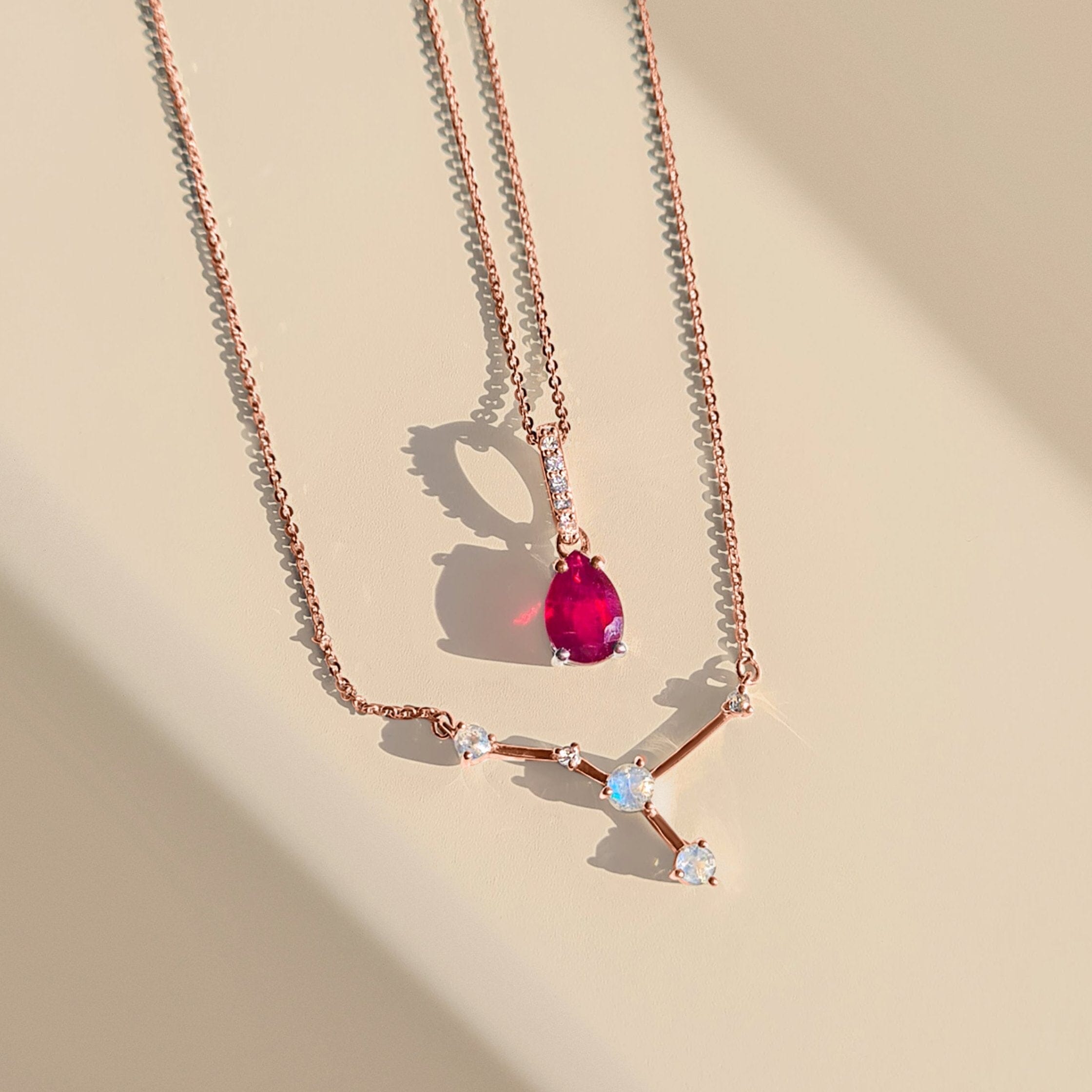 Cancer Zodiac & July Birthstone Necklaces、mySite、hinf8tx79