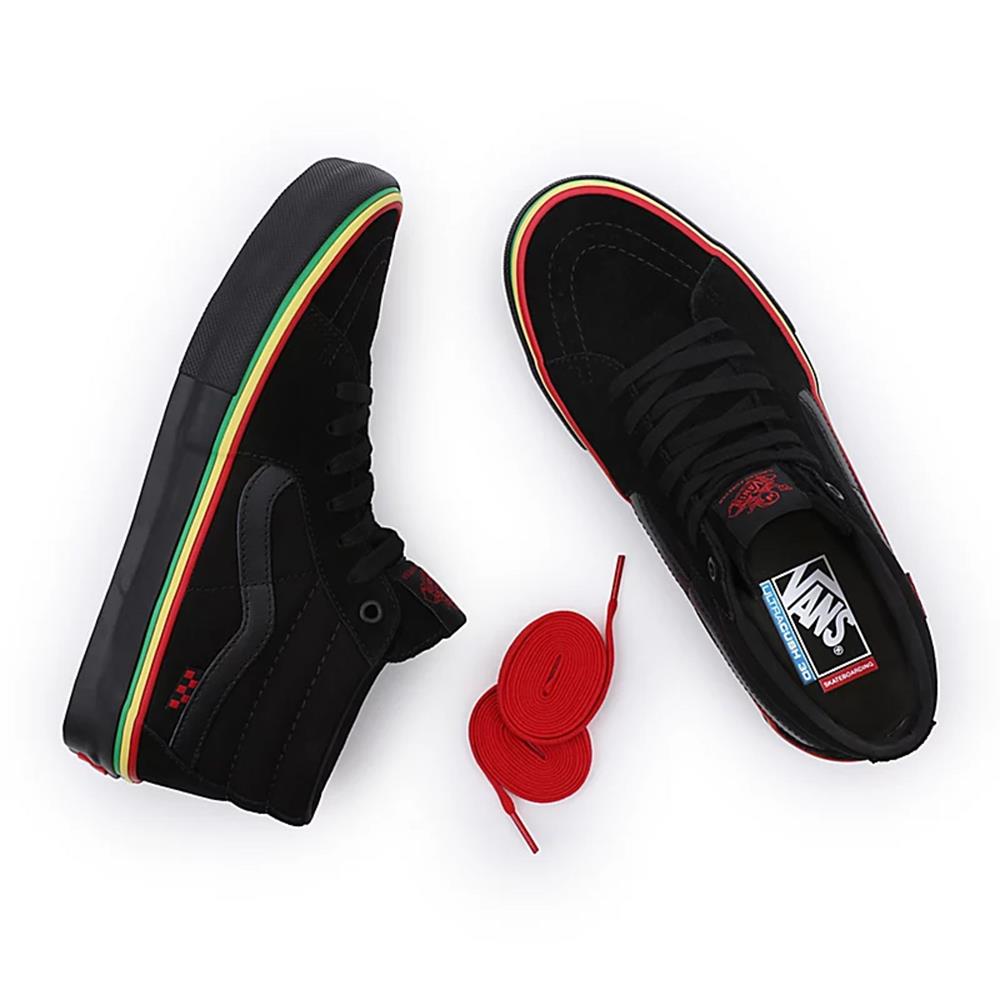  Vans Skate Grosso Mid - Rasta Black、mySite、merchandisen