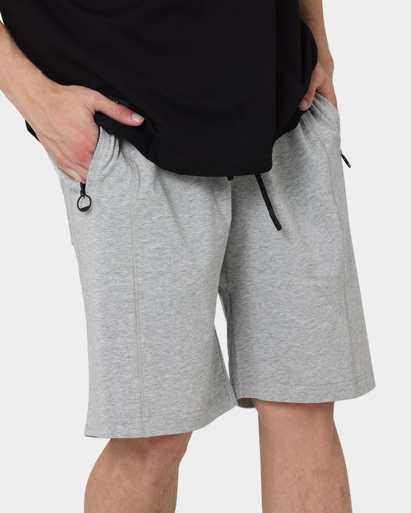 PYRA Minds Jersey Shorts Grey Marle、mySite、zt4zffjzw