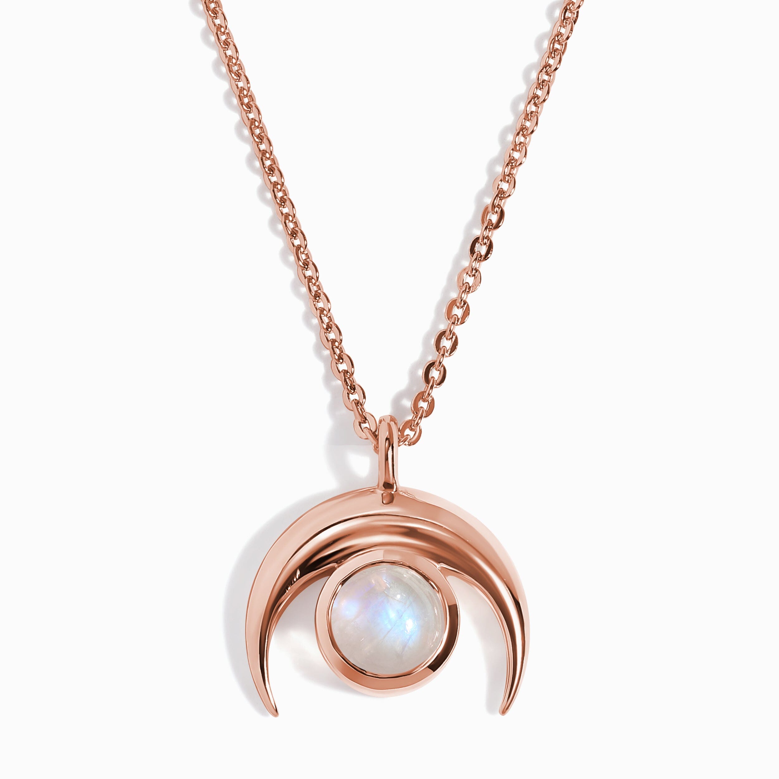 Kids Moonstone Necklace - Crescent Moon Mini、mySite、hinf8tx79